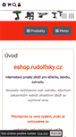 Mobile Screenshot of eshop.rudolfsky.cz
